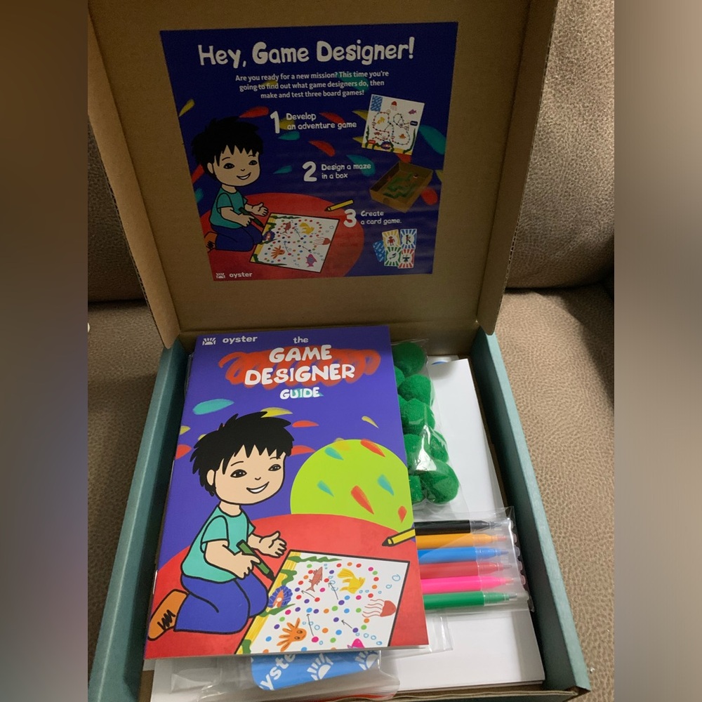 Oyster Kit for Kids Game Designer Kit New